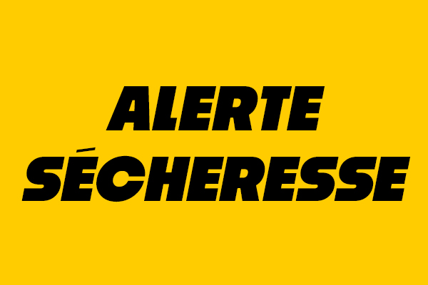 Alerte sécheresse
