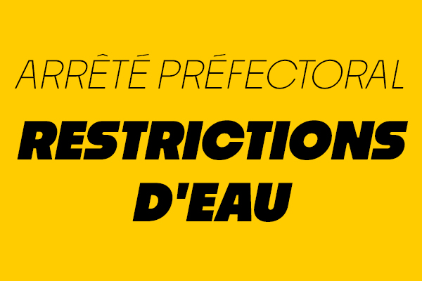 Restriction d’eau