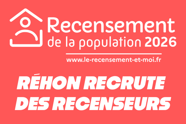 La commune de Réhon recrute des recenseurs