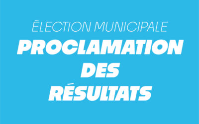 Résultats des élections municipales